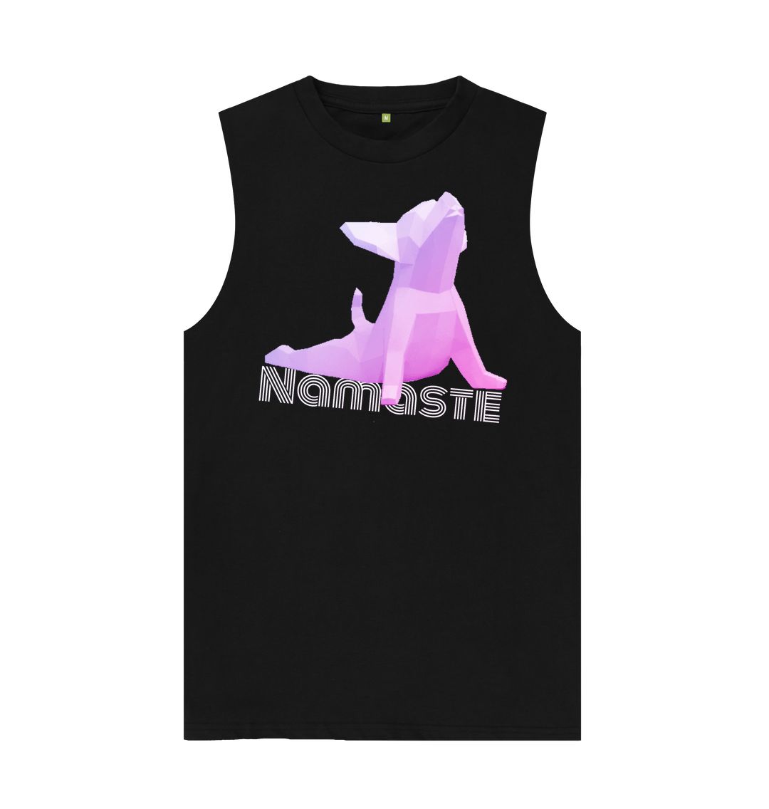 Black Men's Namaste Tank Top